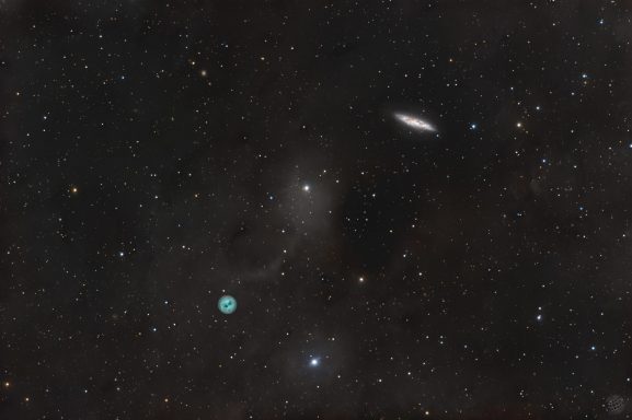 M97 - Eulennebel, M108 - Surfboard Galaxie