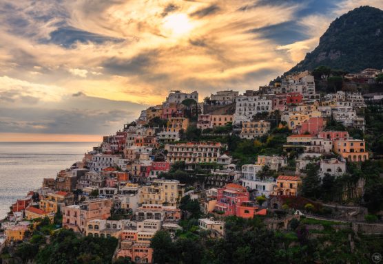 Positano am Götterwanderweg, Amalfiküste, Italien