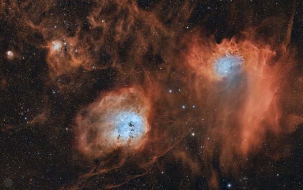 IC 405 - Flammender Stern Nebel und Nachbarn